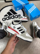 TÊNIS ADIDAS FÓRUM VERMELHO E CINZA