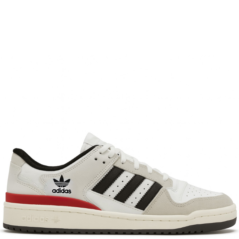 TÊNIS ADIDAS FÓRUM VERMELHO E CINZA