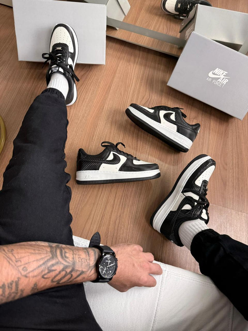 TÊNIS AIR FORCE 1  PANDA CARBONO