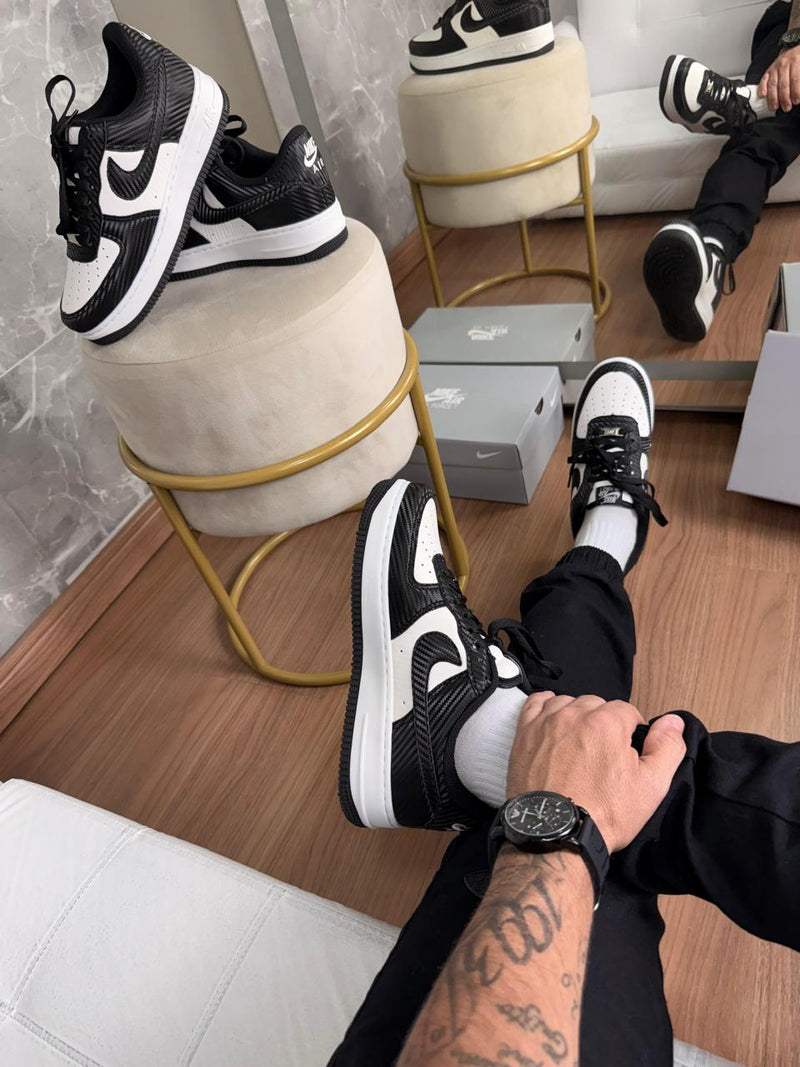 TÊNIS AIR FORCE 1  PANDA CARBONO