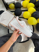 TÊNIS AIR FORCE LINHA LUXO BRANCO E ROSA