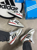 TÊNIS ADIDAS FÓRUM VERMELHO E CINZA