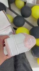 TÊNIS AIR FORCE LINHA LUXO BRANCO E ROSA